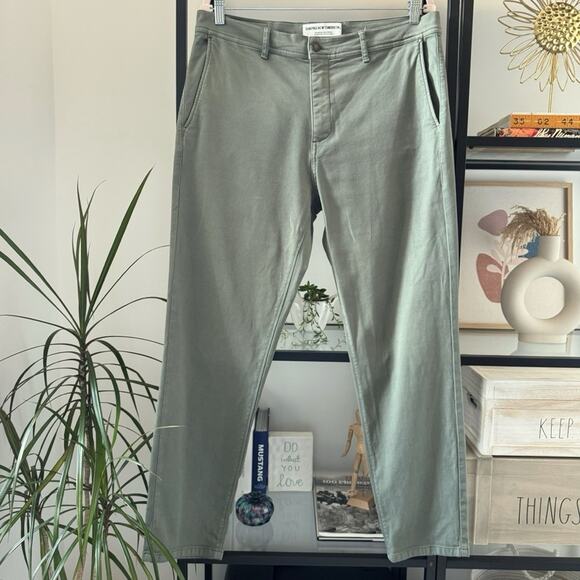 Shaping New Tomorrow Other - Shaping New Tomorrow Green Regular Fit Cotton Blend Pants Men’s Size 34 x 30